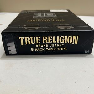 **NEW**
True Religion Men’s 5 Pack Tank Tops Logo